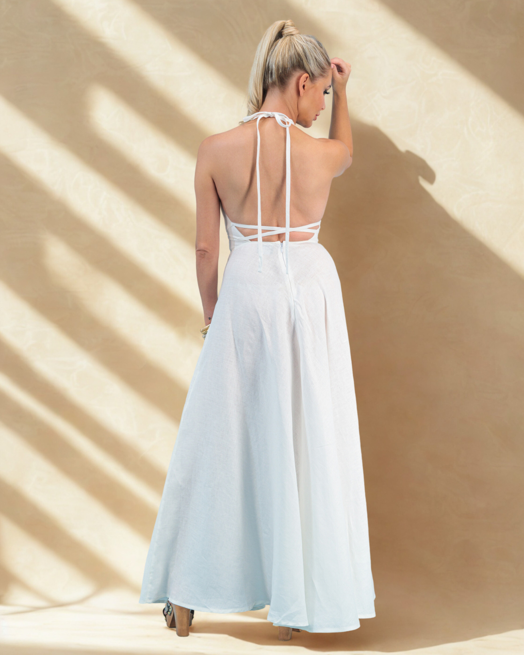 The Cleo Dress, White