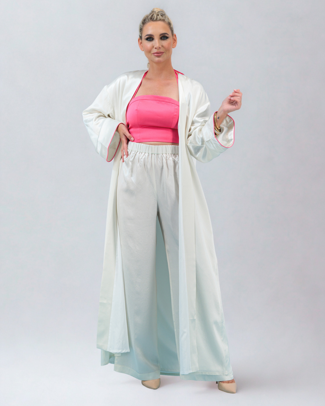 The Maya Kimono Jacket, Cream